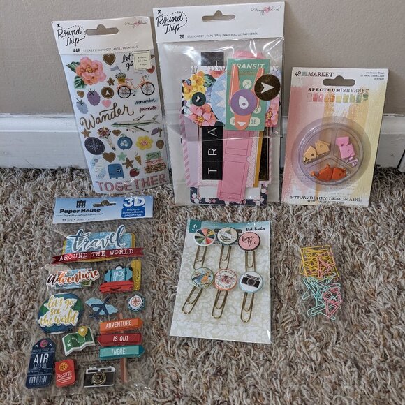 American Crafts Other - Scrapbooking Bundle - Travel NWT
